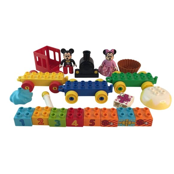 Lego Duplo Mickey & Minnie Birthday Parade 10597 Number Train Disney Incomplete - Picture 4 of 6